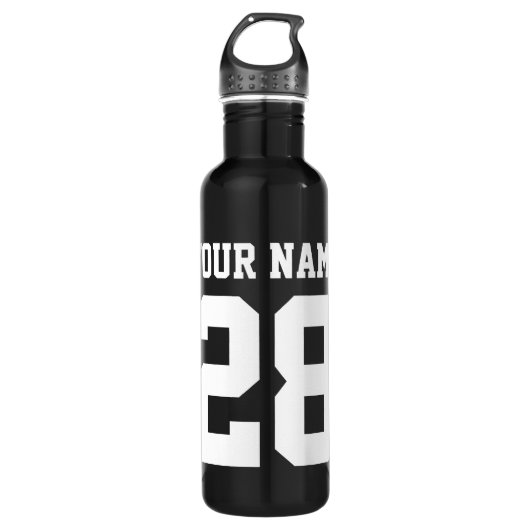Aangepaste naam en nummersporten waterfles (Voorkant)