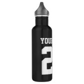 Aangepaste naam en nummersporten waterfles (Links)