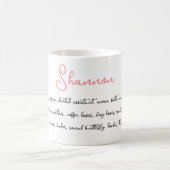 Aangepaste naam en speciale kenmerken Sentimental  Koffiemok (Center)