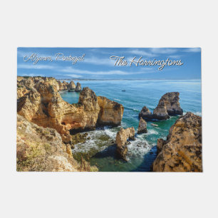 Aangepaste naam en tekst Algarve, Portugal Deurmat