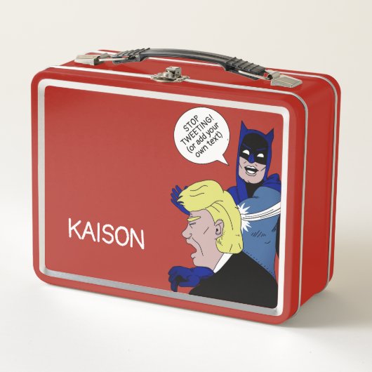 Aangepaste naam en tekst antiTrump Slap Funny Retr (Voorkant)