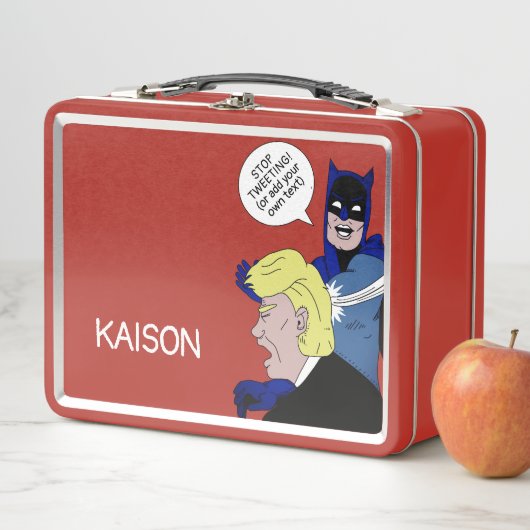 Aangepaste naam en tekst antiTrump Slap Funny Retr (In situ)