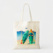 Aangepaste naam en tekst Chic Tote Bag (Voorkant)