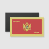 Aangepaste naam en tekst Montenegro (Voorkant / Achterkant)