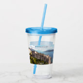 Aangepaste naam en tekst Montenegro Acryl Drinkbeker (Achterkant)