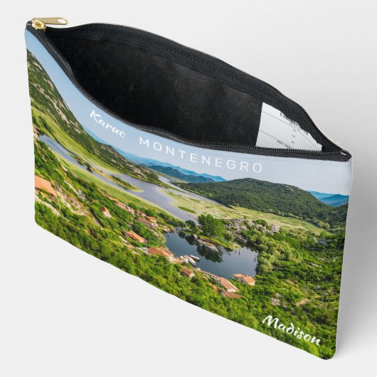 Aangepaste naam en tekst Montenegro Etui (Open)