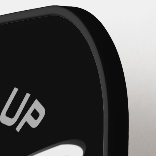 Aangepaste naam en tekst UFO-ruimteschip Pickleball Paddle (Links Detail)