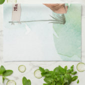 Aangepaste naam Engelse Bulldog Pet Dog Theedoek (Gevouwen)