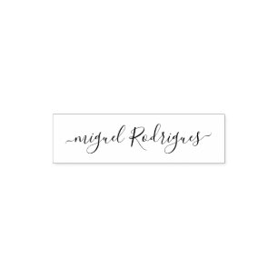 Aangepaste naam Enkelvoudige lijn Elegant Calligra Zelfinktende Stempel