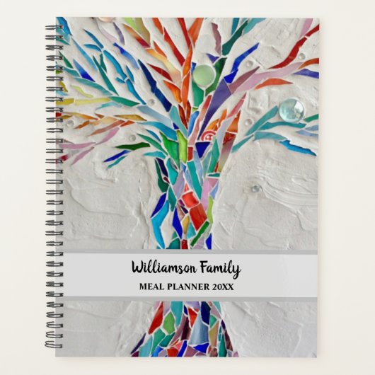 Aangepaste naam Familie Boom Meal Planner (Voorkant)