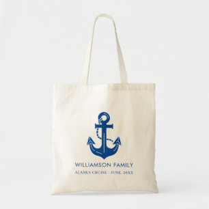 Aangepaste Naam Familie Cruise Jaar Tote Bag