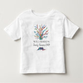 Aangepaste Naam Familie Stamboom Familie Reünie Kinder Shirts (Voorkant)