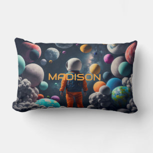 Aangepaste naam Fantasy Space Kind Kussen