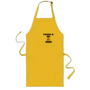 Aangepaste naam #fathersday Pocket Aprons Lang Schort