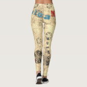 Aangepaste Naam Festival Leggings (Achterkant)