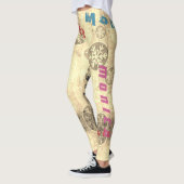 Aangepaste Naam Festival Leggings (Links)