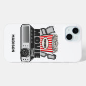 Aangepaste naam Filmtijd Case-Mate iPhone Case (Achterkant (horizontaal))