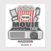 Aangepaste naam Filmtijd Sticker (Vel)