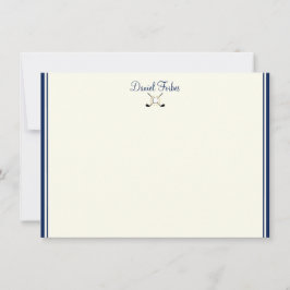 Aangepaste naam Flat Note Card Notitiekaartje