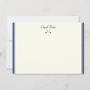 Aangepaste naam Flat Note Card Notitiekaartje