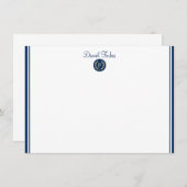 Aangepaste naam Flat Note Card Notitiekaartje (Voorkant / Achterkant)