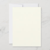 Aangepaste naam Flat Note Card Notitiekaartje (Achterkant)