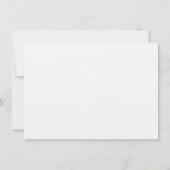 Aangepaste naam Flat Note Card Notitiekaartje (Achterkant)