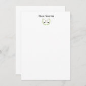 Aangepaste naam Flat Note-kaarten Notitiekaartje (Voorkant / Achterkant)