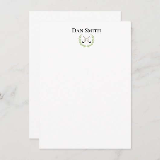 Aangepaste naam Flat Note-kaarten Notitiekaartje (Voorkant / Achterkant)