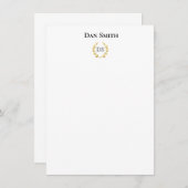 Aangepaste naam Flat Note-kaarten Notitiekaartje (Voorkant / Achterkant)