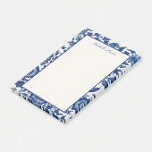 Aangepaste naam Floral Flat Post-its Post-it Notes (Schuin)