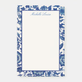 Aangepaste naam Floral Flat Post-its Post-it Notes (Voorkant)