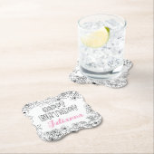 Aangepaste Naam Floral Onderzetter (Insitu)