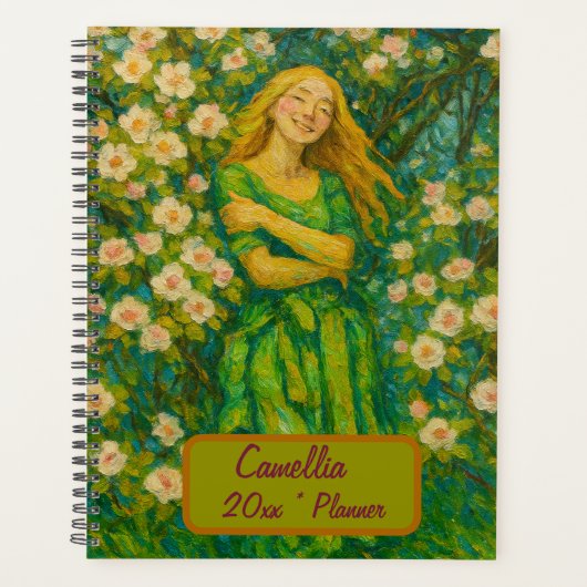 Aangepaste naam Floral Planner (Voorkant)