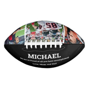 Aangepaste naam Football Player Photo Collage