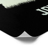 Aangepaste naam Football Player poster (Hoek)