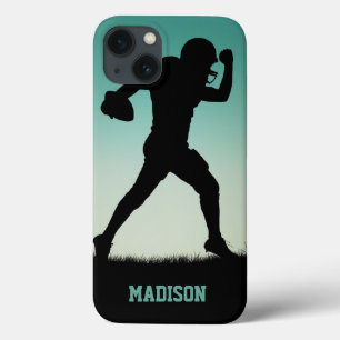 Aangepaste naam Football Player-telefoongesprekken iPhone 13 Hoesje