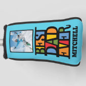 Aangepaste naam Foto BEST DAD OOIT Golfheadcover (Voorkant)