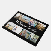 Aangepaste naam foto foto-collage deurmat (Schuin)