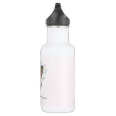 Aangepaste naam & foto | Gepersonaliseerde waterfl Waterfles (Rechts)