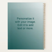 Aangepaste naam Fotokunst School Kantoor Hard Hoes Planner (Achterkant)