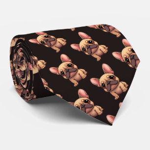 Aangepaste naam Franse Bulldog Huisdier Hond Dier Stropdas