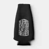 Aangepaste naam Funny Beer Bottle Cooler (Voorkant)