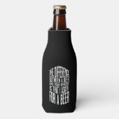 Aangepaste naam Funny Beer Bottle Cooler (Fles Voorkant)