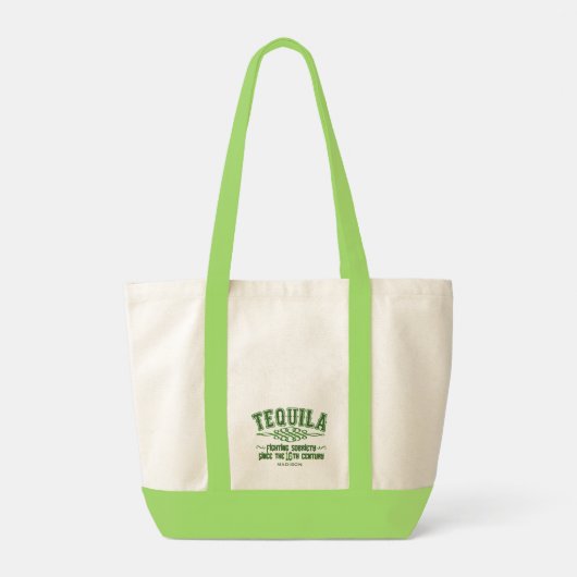 Aangepaste naam Funny TEQUILA Tote Bag (Achterkant)