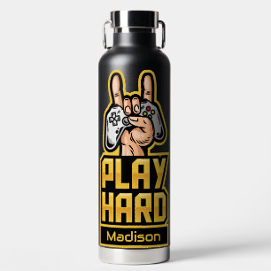 Aangepaste naam Gamer Waterfles