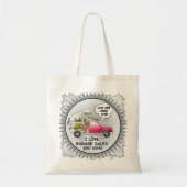 Aangepaste naam garageverkoop tote bag (Voorkant)