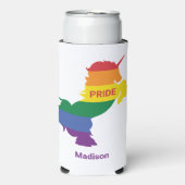 Aangepaste naam Gay Unicorn (Seltzer Voorkant)