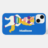 Aangepaste naam Gay Unicorn Case-Mate iPhone Case (Achterkant (horizontaal))