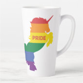 Aangepaste naam Gay Unicorn Latte Mok (Rechts)